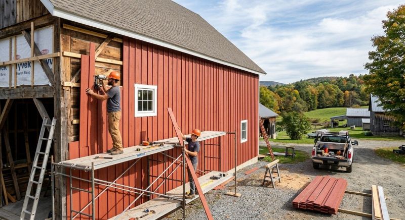 Barn Siding Installation in Quaker Hill, CT