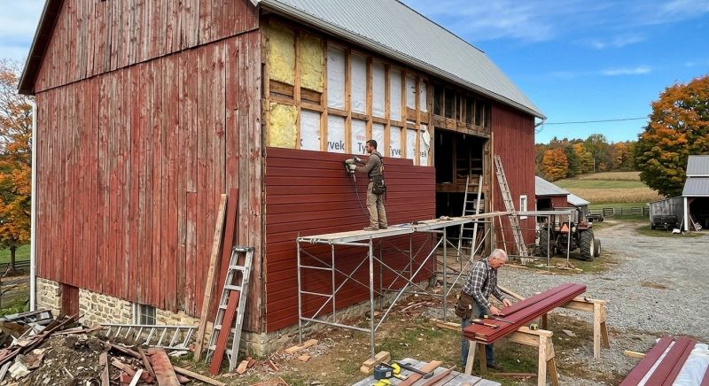 Barn Siding Replacement in Westerly, RI