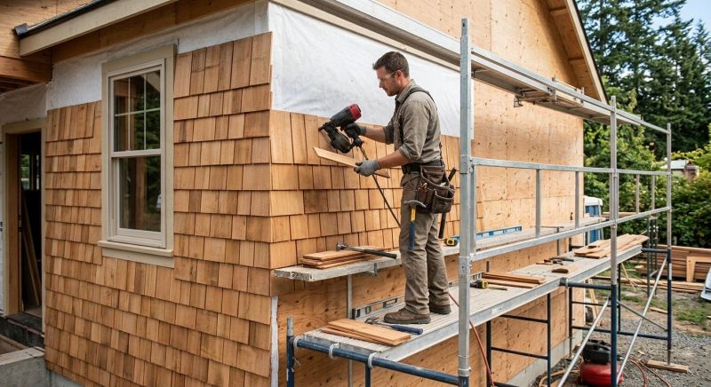Cedar Siding Installation in Charlestown, RI