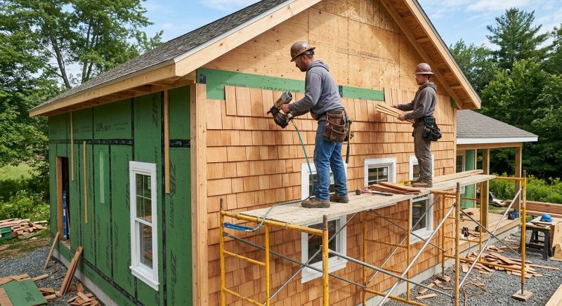 Cedar Siding Installation in New London, CT
