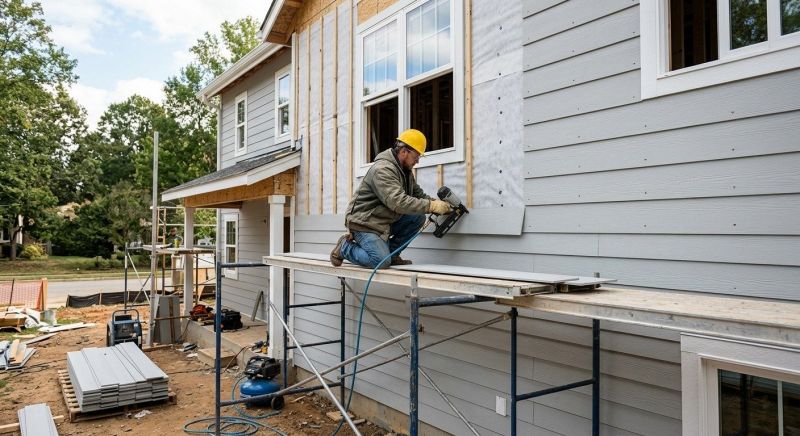 Cement Siding Installation in Charlestown, RI