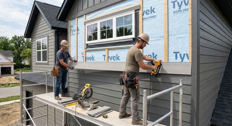Composite Siding Installation in Charlestown, RI