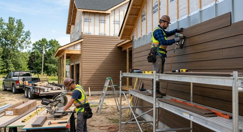 Composite Siding Installation in Exeter, RI