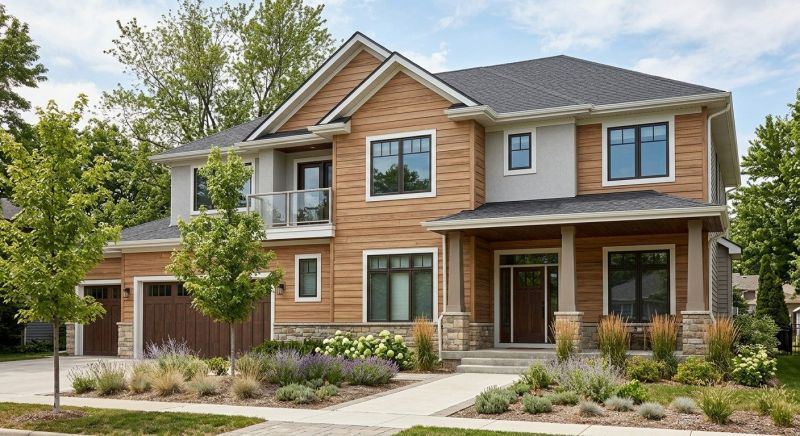 Faux Wood Siding Installation in Bradford, RI