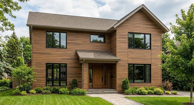 Faux Wood Siding Installation in Charlestown, RI