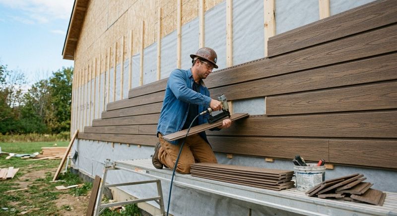 Faux Wood Siding Installation in Gales Ferry, CT