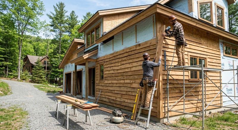 Faux Wood Siding Installation in Old Lyme, CT