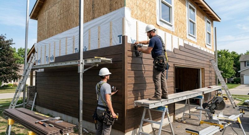 Faux Wood Siding Installation in Salem, CT