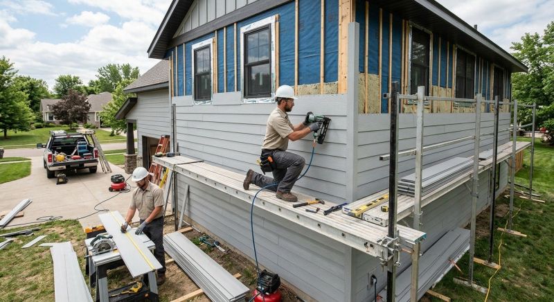 Fiber Cement Installation in North Stonington, CT