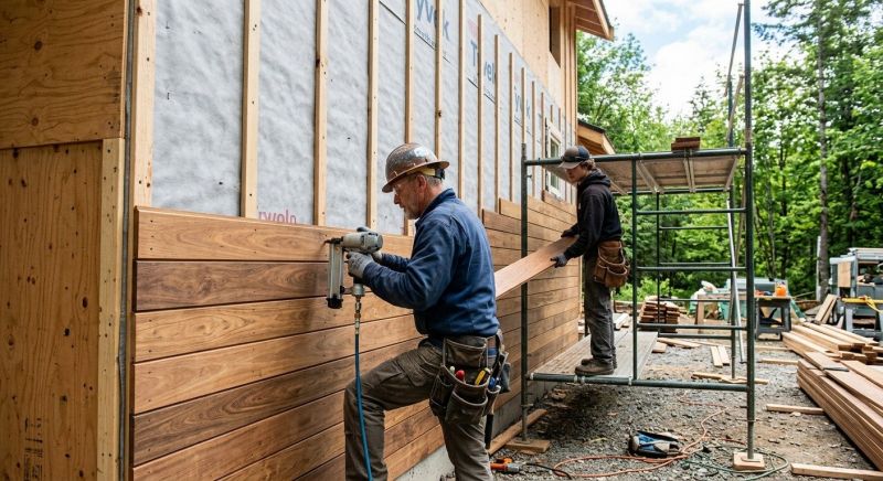 Hardwood Siding Installation in Quaker Hill, CT