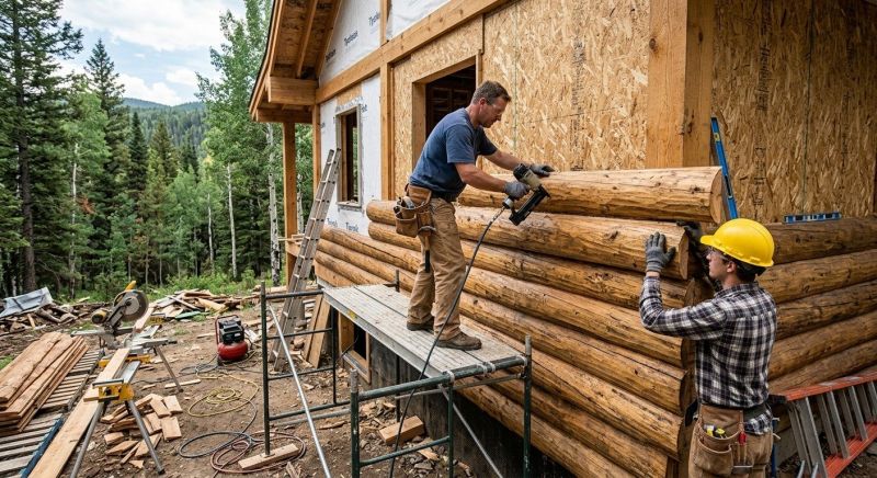 Log Siding Installation in Colchester, CT