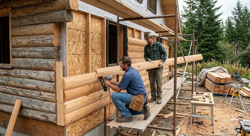 Log Siding Installation in Orient, NY