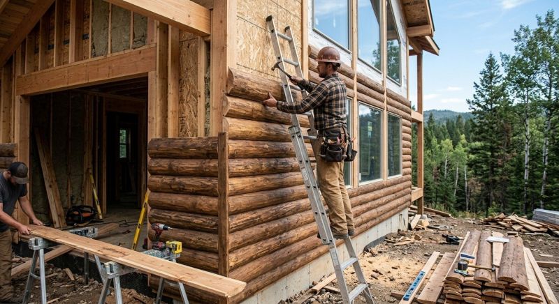 Log Siding Installation in Quaker Hill, CT