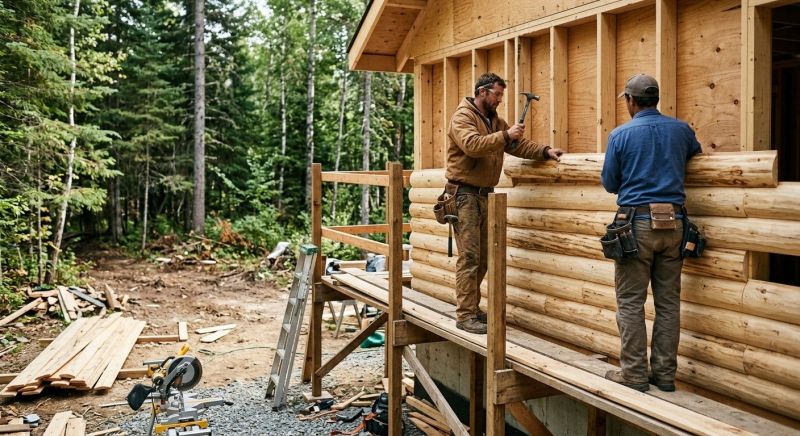 Log Siding Installation in Wakefield, RI