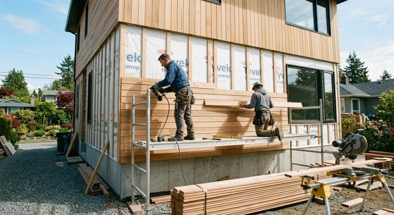Wood Cladding Installation in Bradford, RI