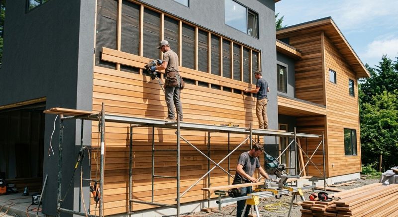 Wood Cladding Installation in Colchester, CT