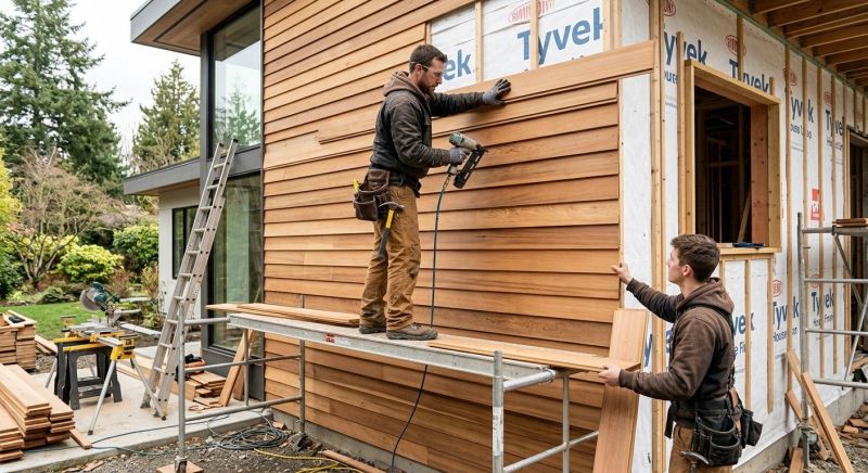 Wood Cladding Installation in Pawcatuck, CT