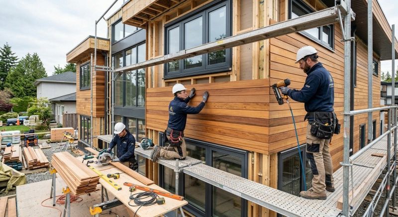 Wood Cladding Installation in Wakefield, RI