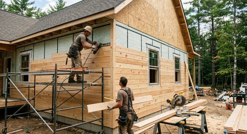 Wood Plank Siding Installation in Mystic, CT