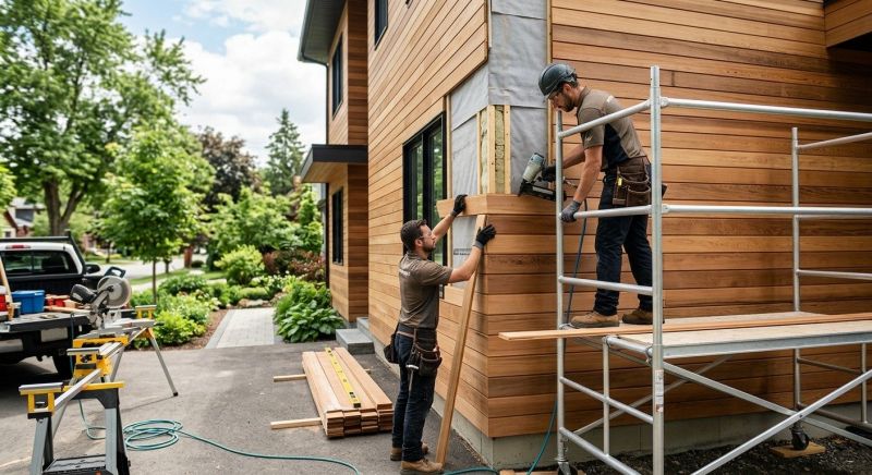 Wood Plank Siding Installation in Mystic, CT