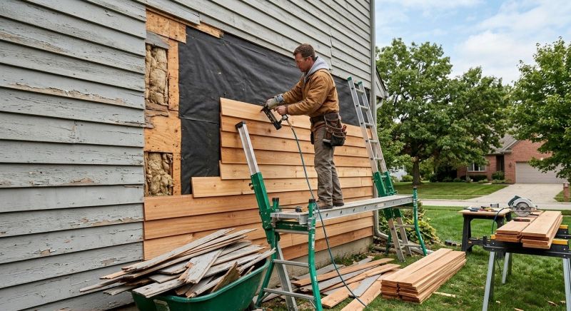 Wood Siding Replacement in Exeter, RI